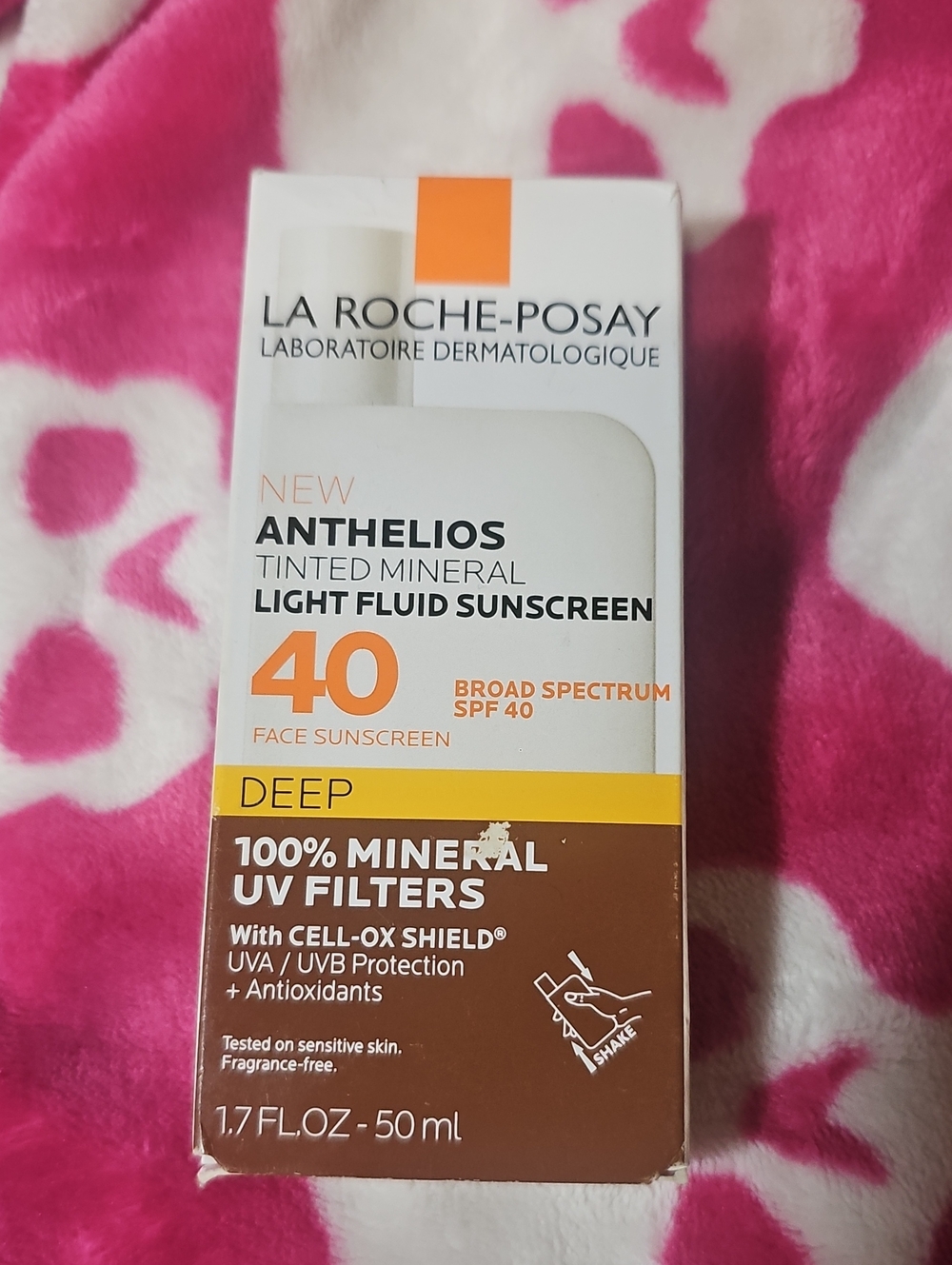 NEW La Roche-Posay Anthelios Tinted DEEP Face Sunscreen SPF 40 Broad Spectrum.